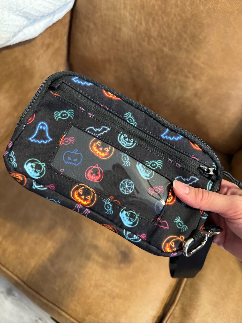 Neon Halloween Crossbody Wallet – Halloween Edition